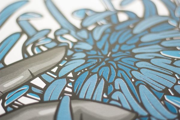 Affiche art serigraphie edition limite Seynod
