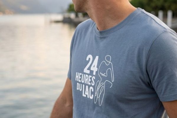 T-shirt personnalisé serigraphie 24h du lac Annecy