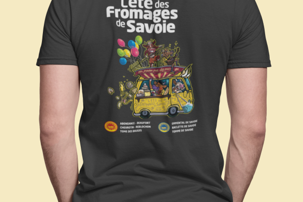 T-shirt personnalise Fromage de Savoie