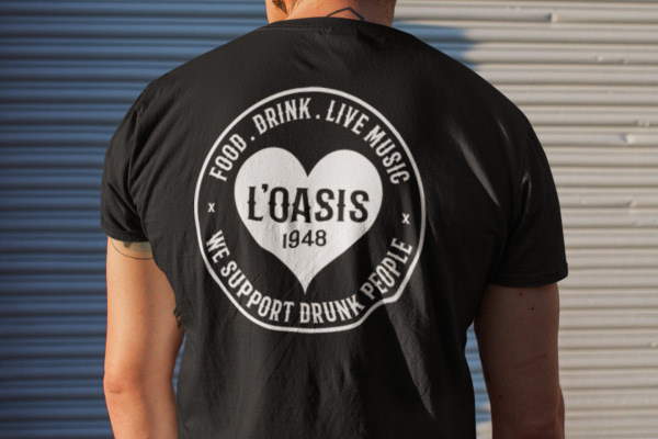 Flocage t-shirt dans le dos