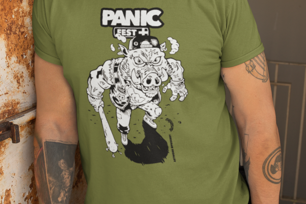 T-shirt personnalisé pour le festival Panic Fest